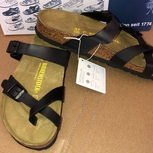 Birkenstock Shoes - Birkenstock Mayari Black Sandals Birkenstock Shoes - Birkenstock Mayari Black Sandals